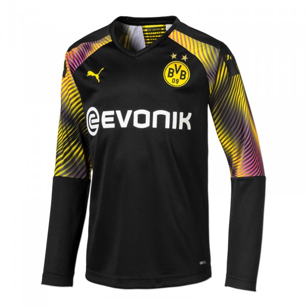 Camiseta Borussia Dortmund ML Portero 2019-2020 Negro